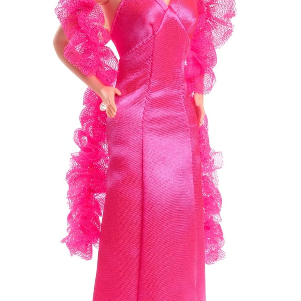 Signature 1977 Superstar Barbie Doll Reproduction with Doll Stand